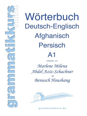 cover image of Wortschatz Deutsch-Englisch-Afghanisch-Persisch Niveau A1